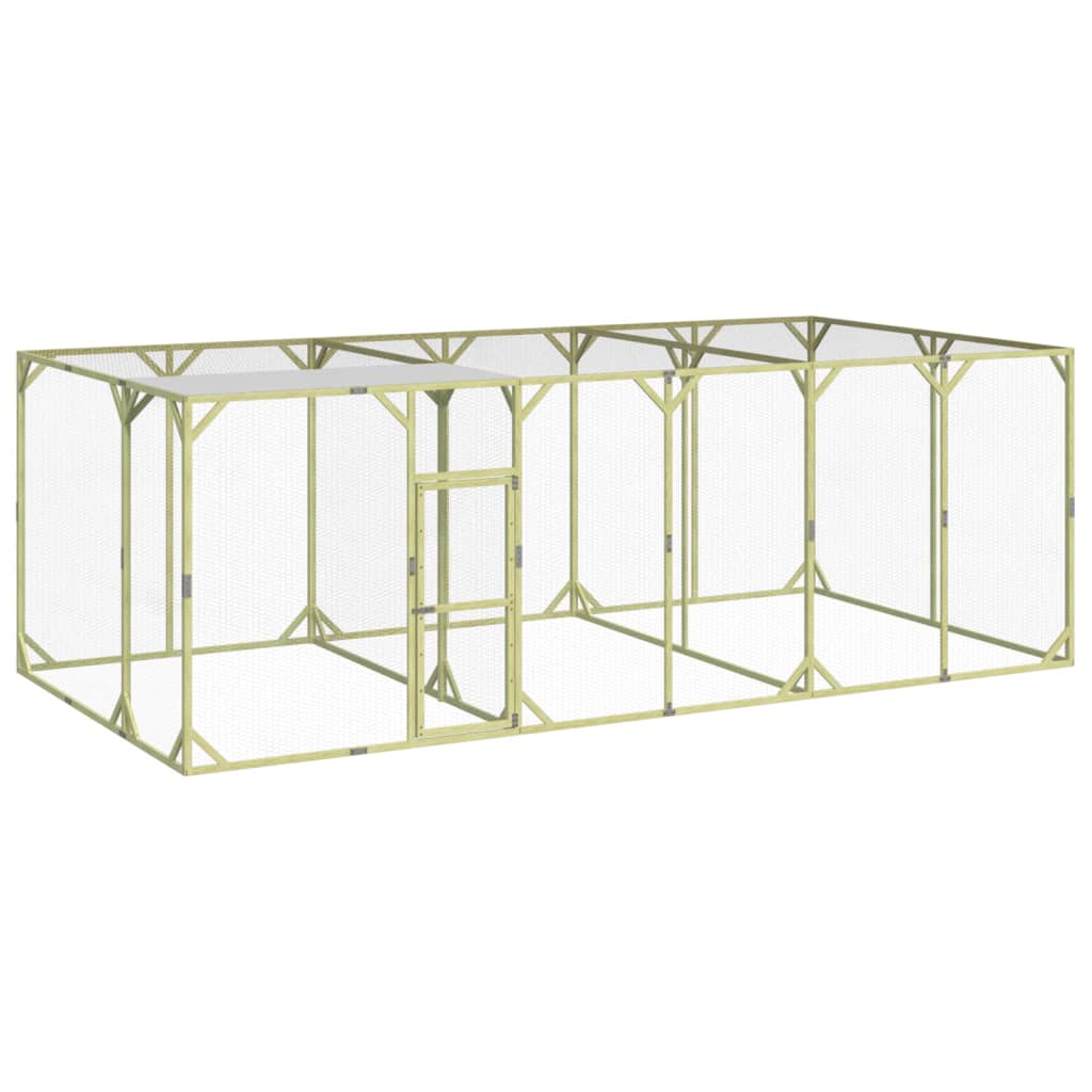 Levně vidaXL Kurník 600x300x200 cm impregnované masivní borové dřevo
