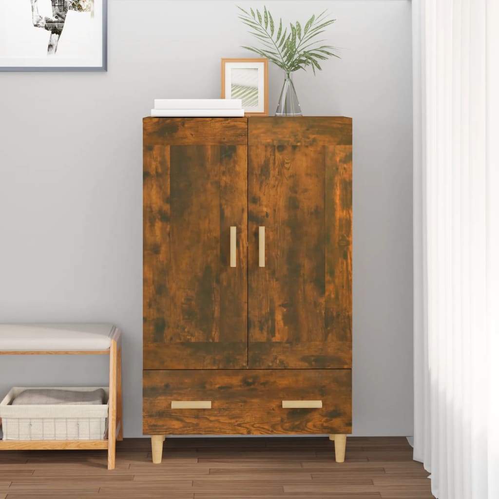 Levně vidaXL Komoda kouřový dub 70 x 31 x 115 cm kompozitní dřevo