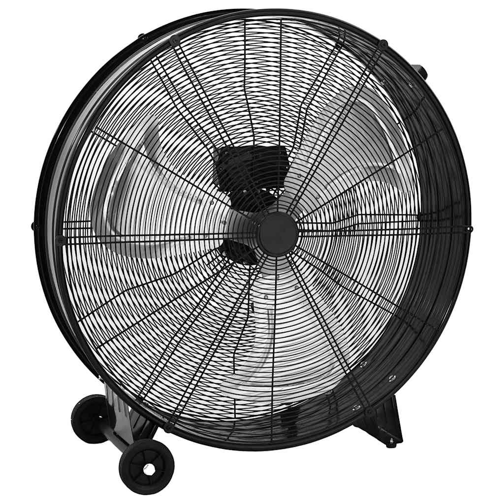 Levně vidaXL Průmyslový bubnový ventilátor 77 cm 187,7 W černý