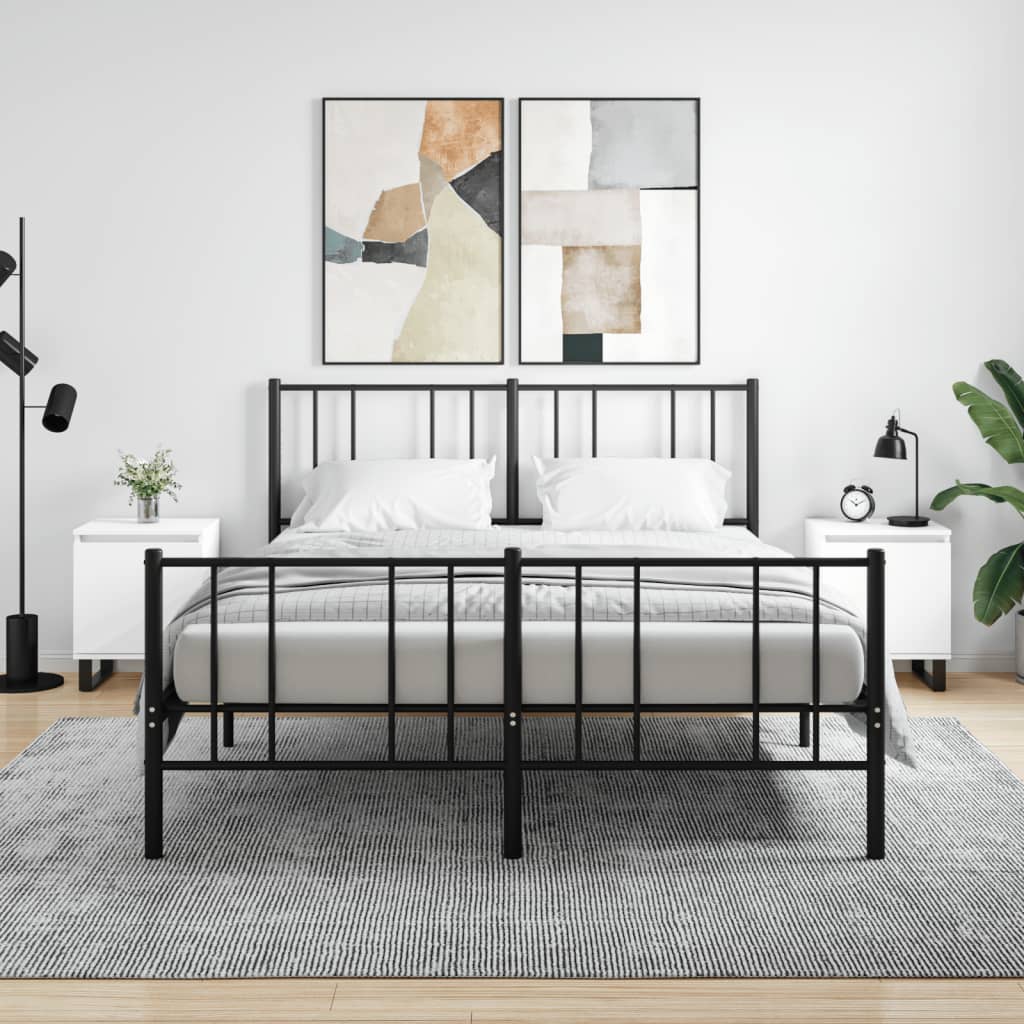 Levně vidaXL Noční stolky 2 ks bílé 40 x 30 x 50 cm kompozitní dřevo