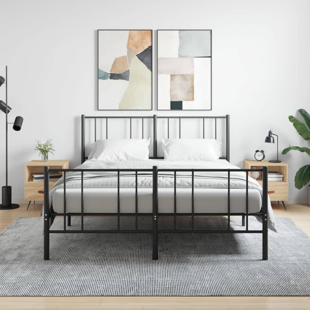 Levně vidaXL Noční stolky 2 ks dub sonoma 40 x 35 x 47,5 cm kompozitní dřevo