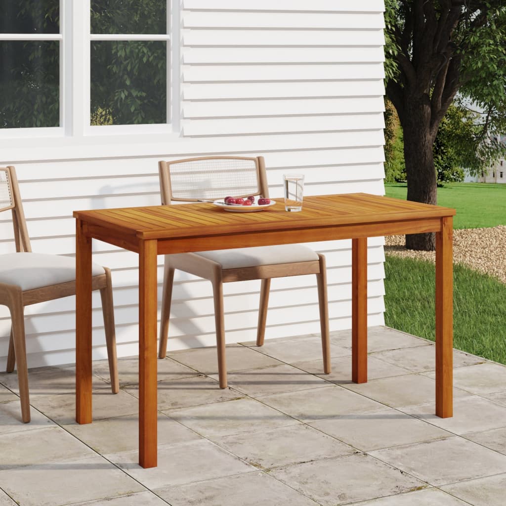 Levně vidaXL Zahradní stůl 110 x 55 x 67 cm masivní akáciové dřevo