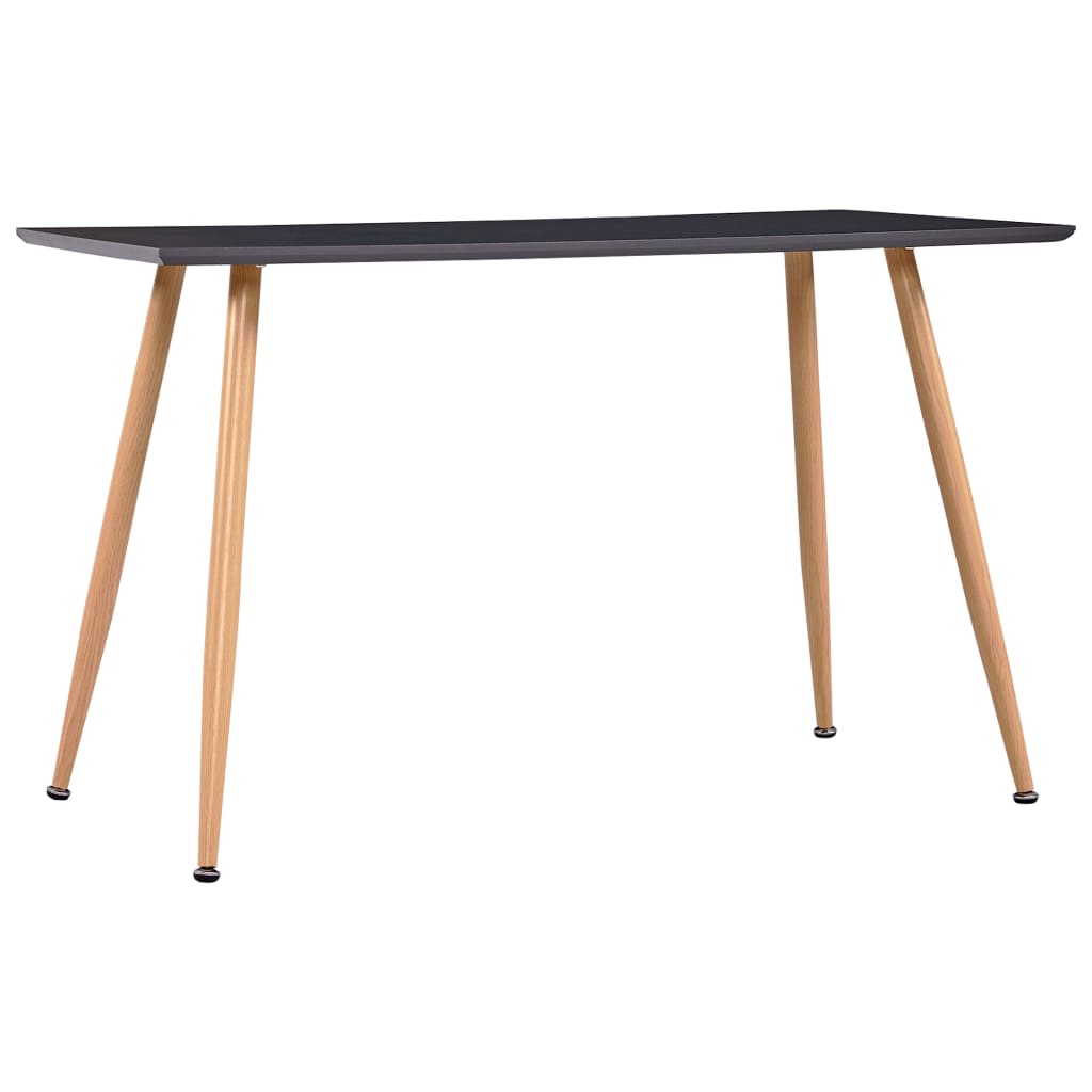 Levně vidaXL Jídelní stůl šedý a dubový 120 x 60 x 74 cm MDF
