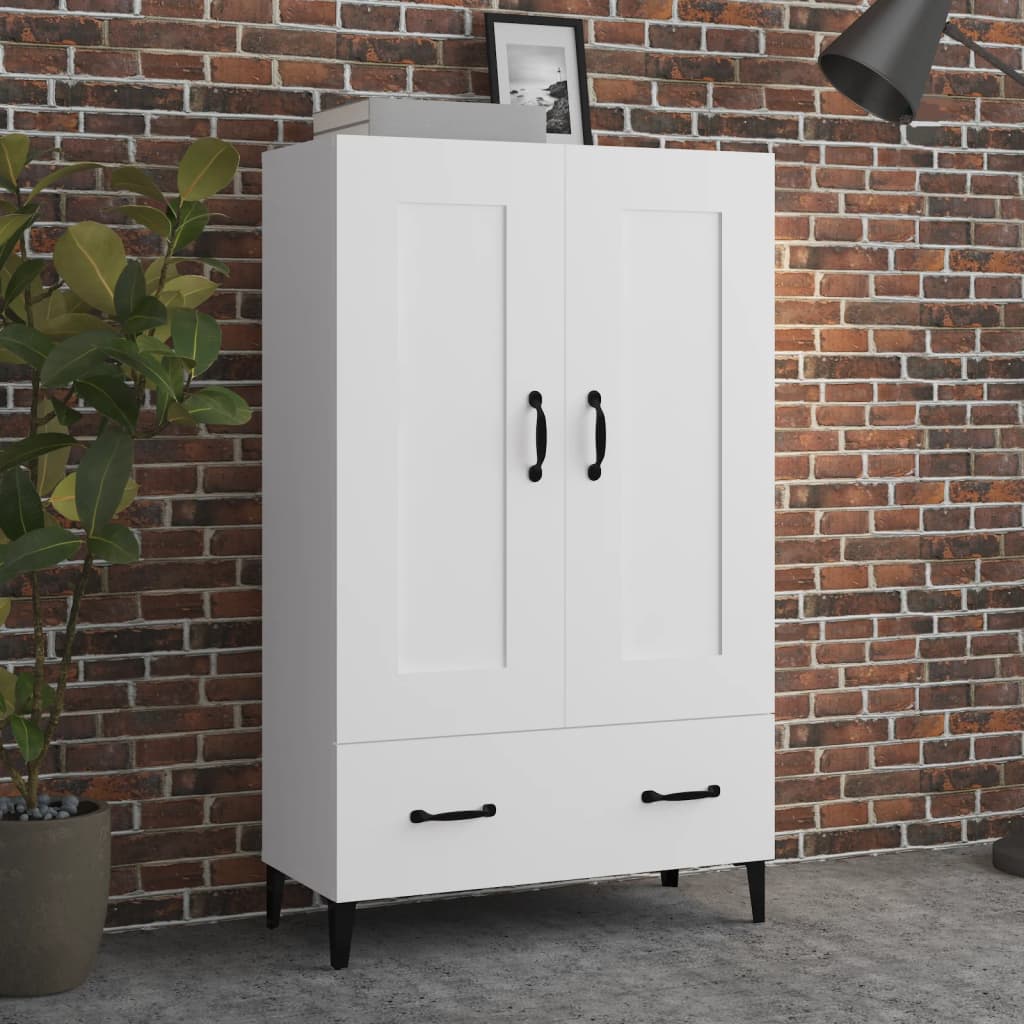Levně vidaXL Komoda bílá 70 x 31 x 115 cm kompozitní dřevo