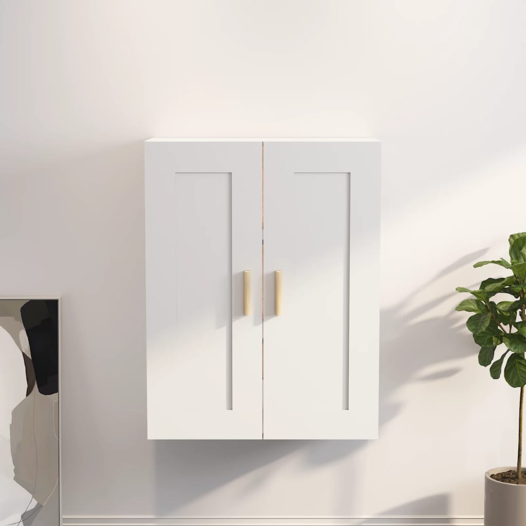 Levně vidaXL Nástěnná skříňka bílá 69,5 x 32,5 x 90 cm kompozitní dřevo