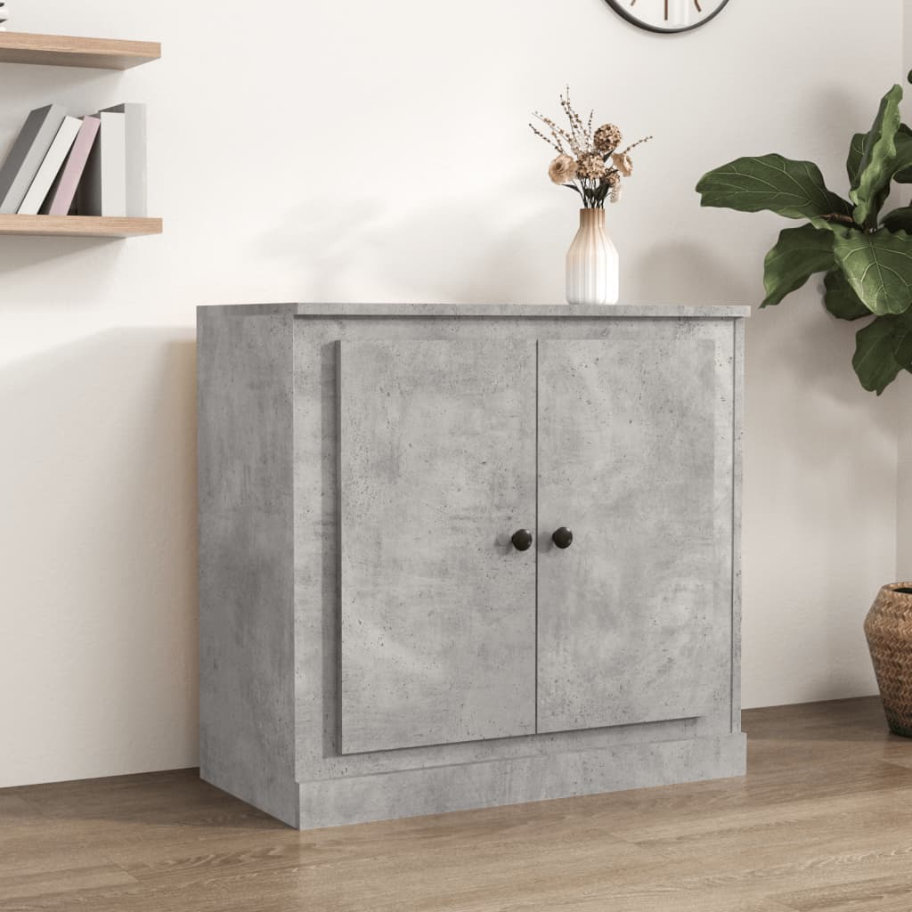 Levně vidaXL Příborník betonově šedý 70 x 35,5 x 67,5 cm kompozitní dřevo