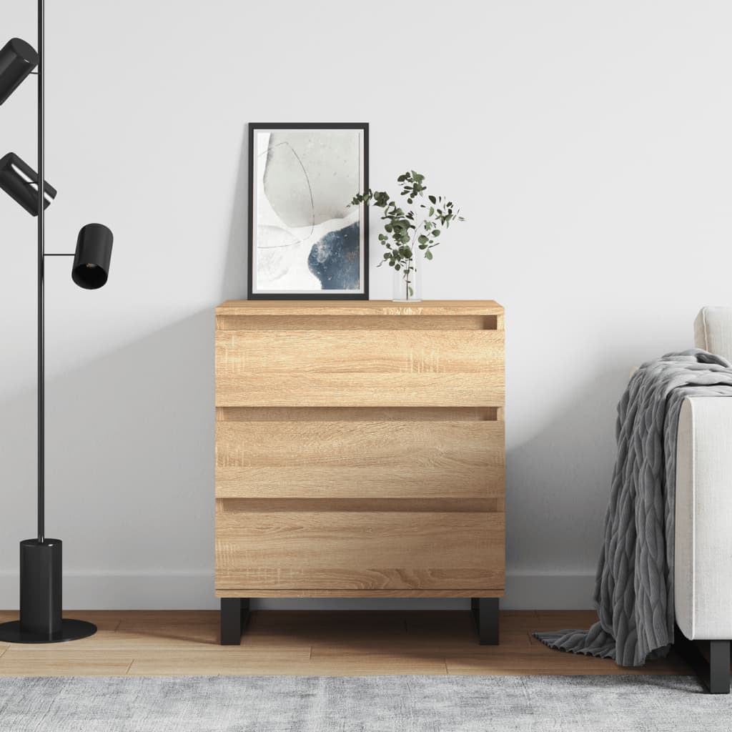 Levně vidaXL Příborník dub sonoma 60 x 35 x 70 cm kompozitní dřevo