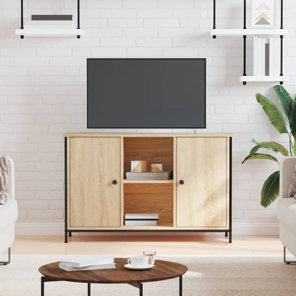 Levně vidaXL TV skříňka dub sonoma 100 x 35 x 65 cm kompozitní dřevo