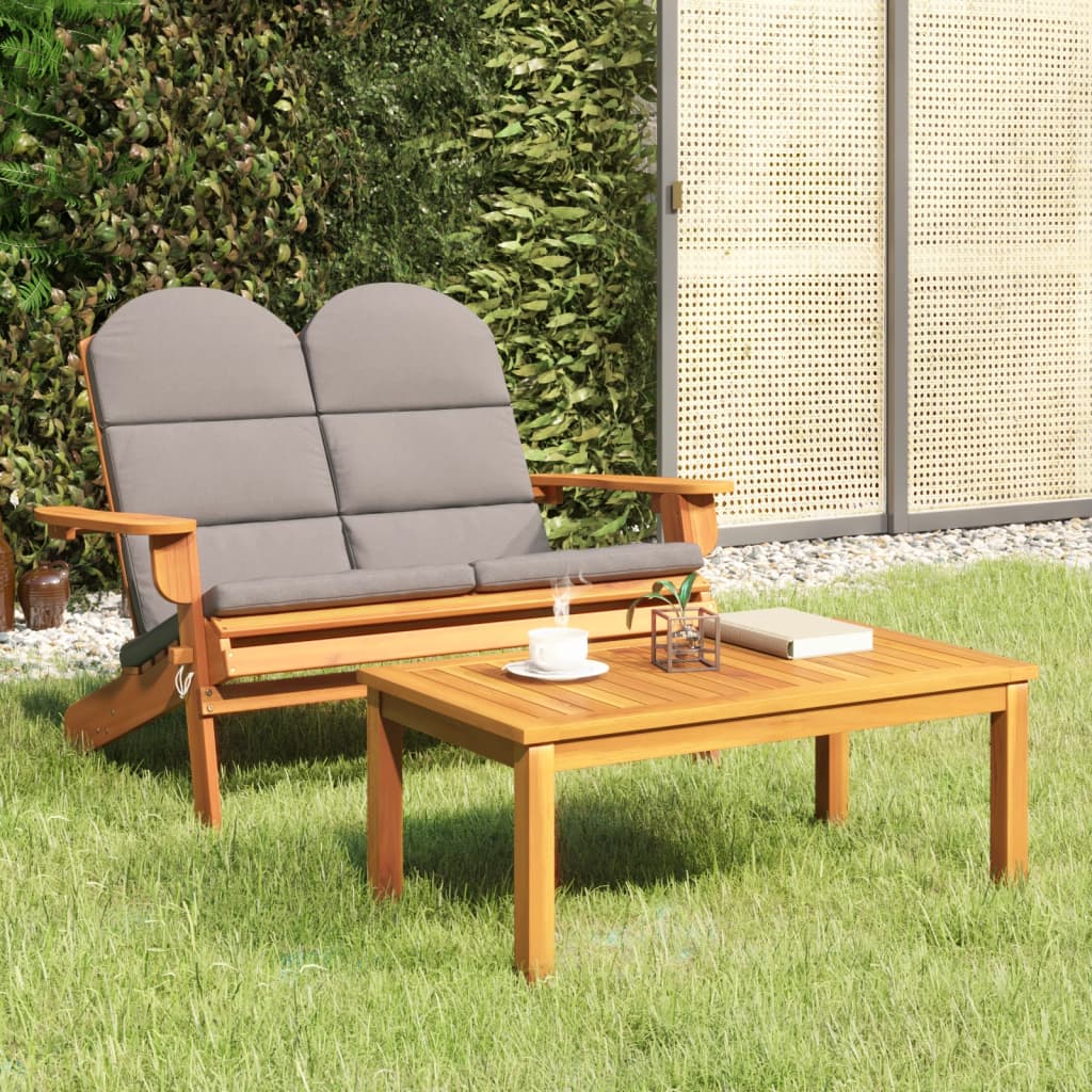 Levně vidaXL 2dílná sada zahradního nábytku Adirondack masivní akácie