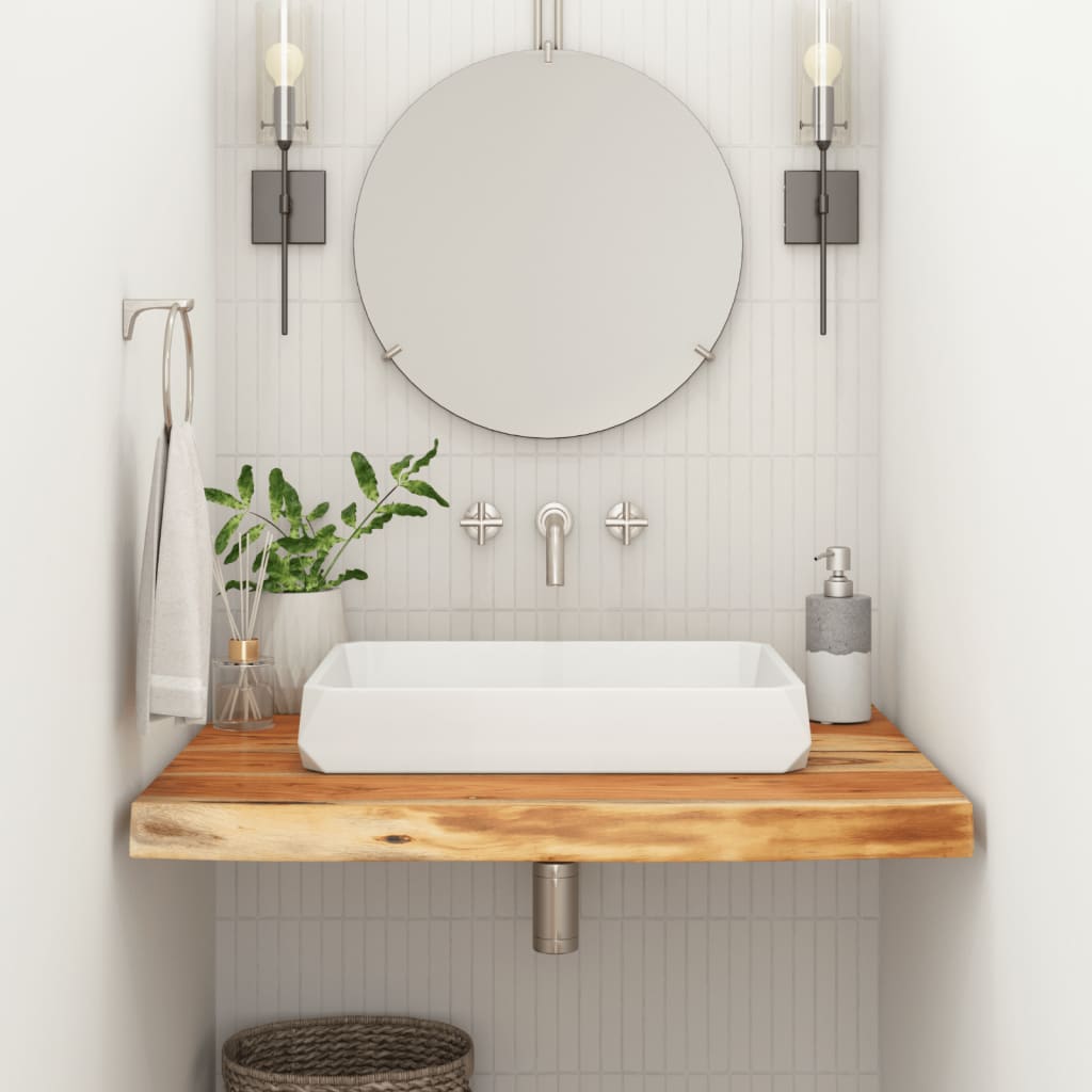 Levně vidaXL Koupelnová deska 60x60x3,8 cm čtvercová masivní akáciové dřevo