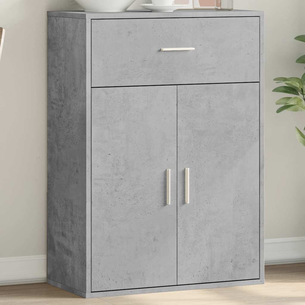 Levně vidaXL Příborník betonově šedý 60x30x84 cm kompozitní dřevo