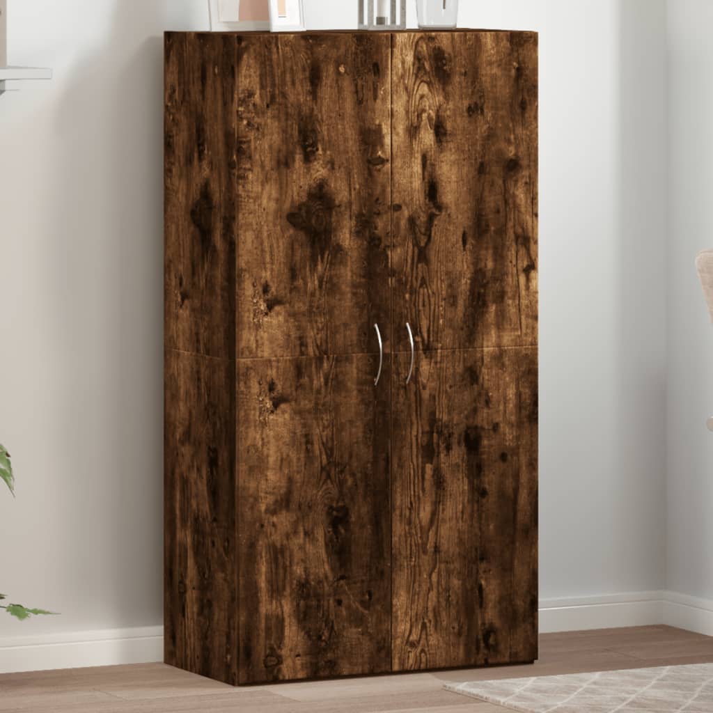 Levně vidaXL Kartotéka kouřový dub 60 x 32 x 115 cm kompozitní dřevo