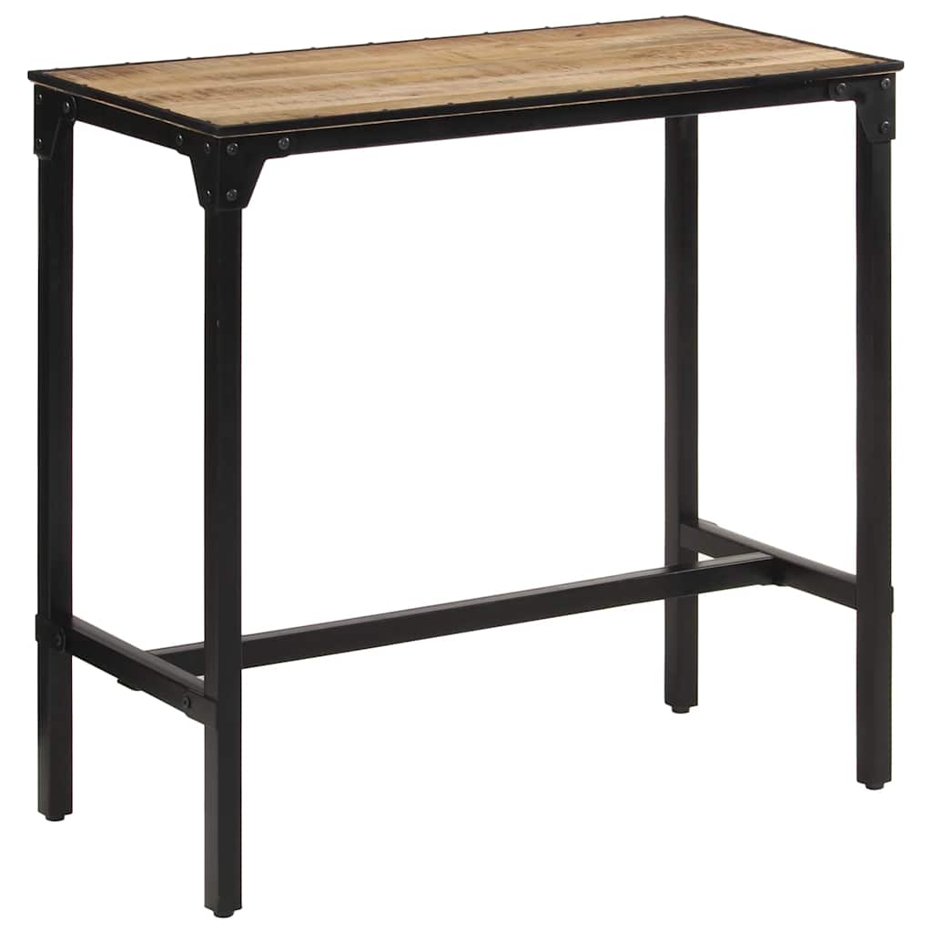Levně vidaXL Barový stůl 110 x 55 x 107 cm masivní hrubé mangovníkové dřevo