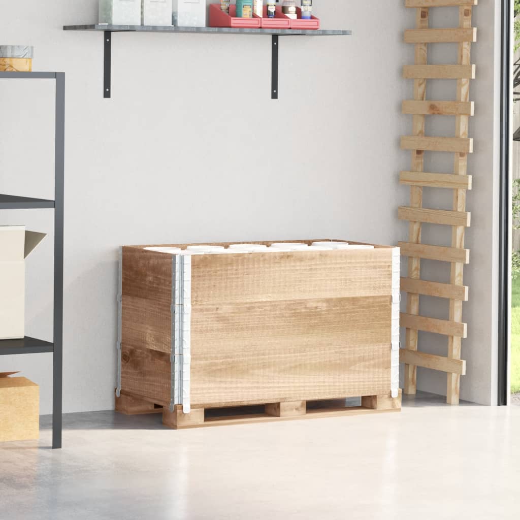 Levně vidaXL Paletové nástavce 3 ks 100 x 50 cm masivní borové dřevo