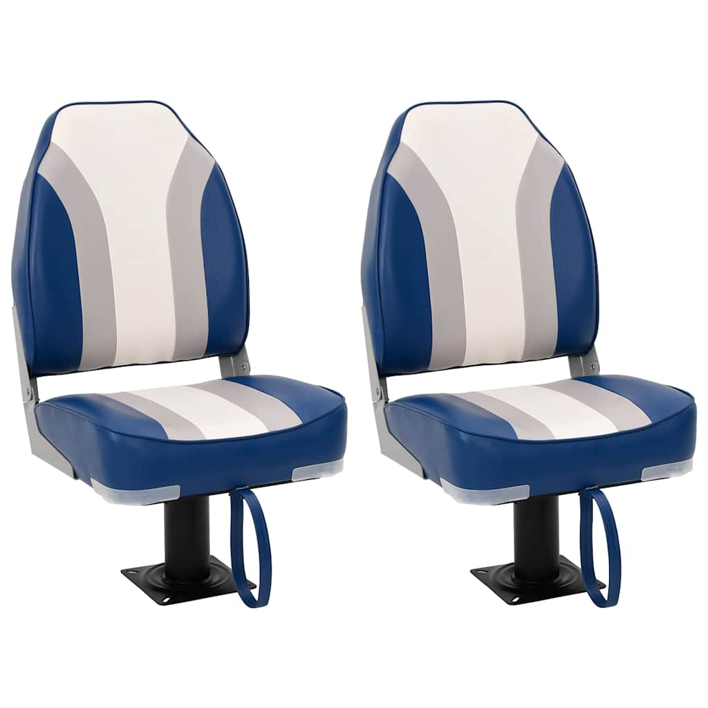 Levně vidaXL Skládací křesla do člunu 2 ks s vysokými opěradly
