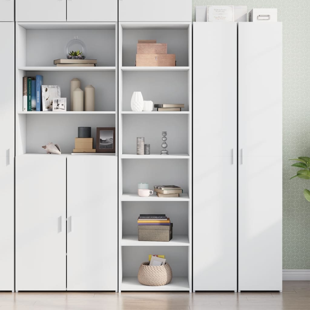 Levně vidaXL Skříň highboard bílá 50 x 41 x 185 cm kompozitní dřevo