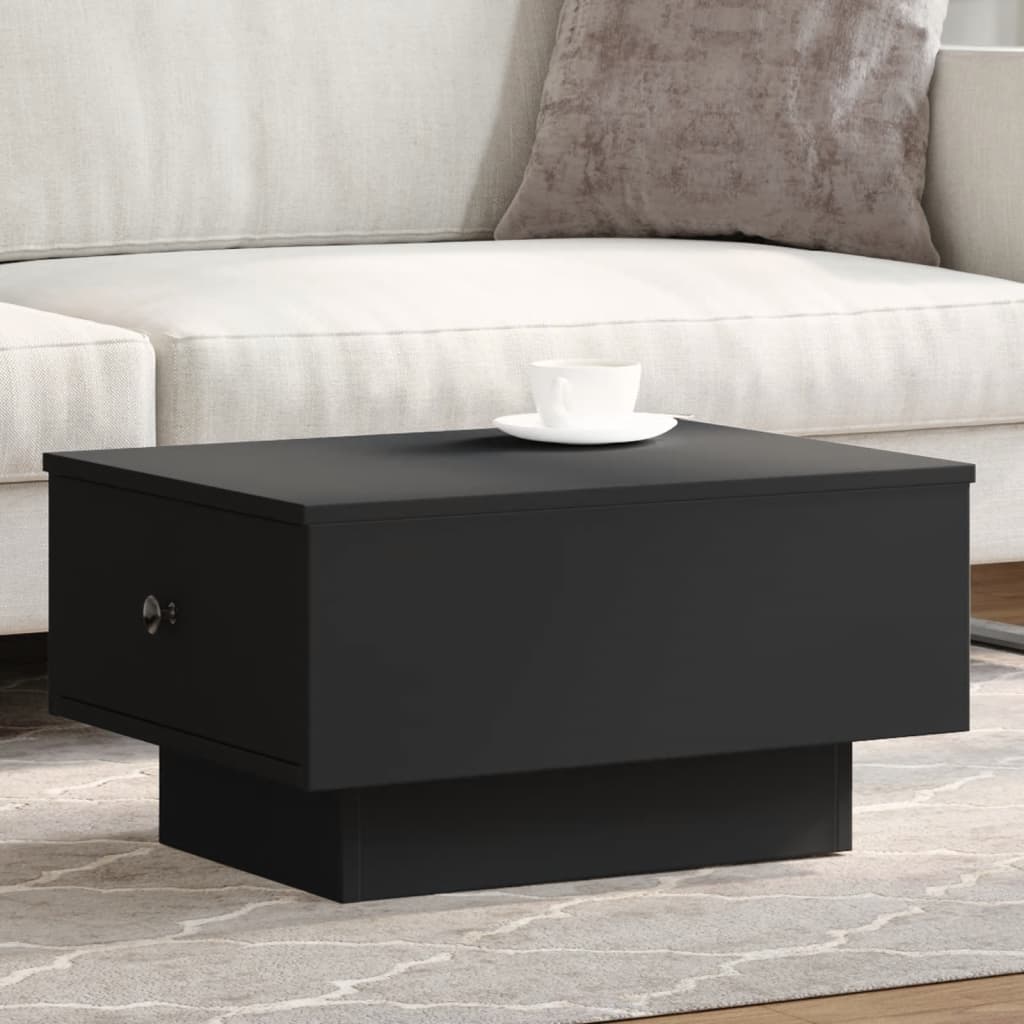 Levně vidaXL Konferenční stolek černý 60 x 45 x 31 cm kompozitní dřevo