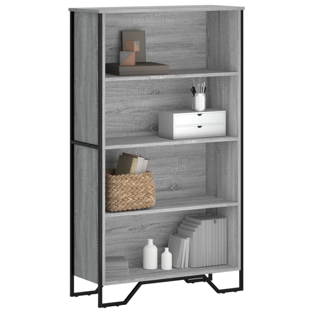Levně vidaXL Knihovna šedá sonoma 80 x 31 x 137,5 cm kompozitní dřevo