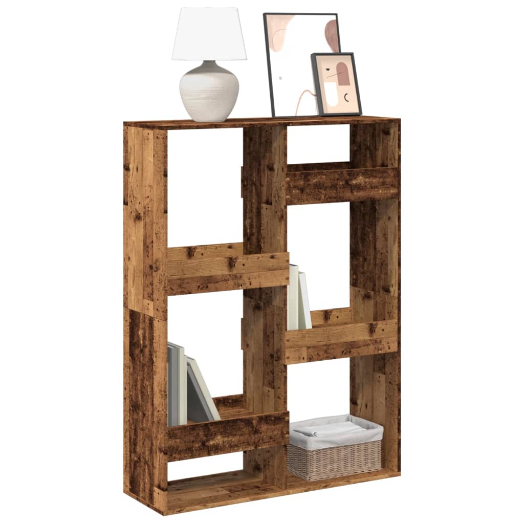 Levně vidaXL Knihovna old wood 100 x 33 x 135 cm kompozitní dřevo