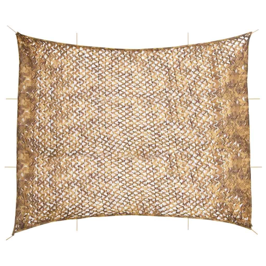 Levně vidaXL Maskovací síť s úložným vakem 729 x 602 cm písková