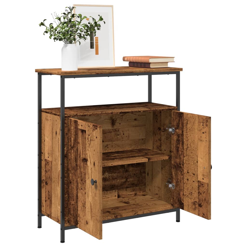 Levně vidaXL Příborník old wood 70 x 30 x 80 cm kompozitní dřevo