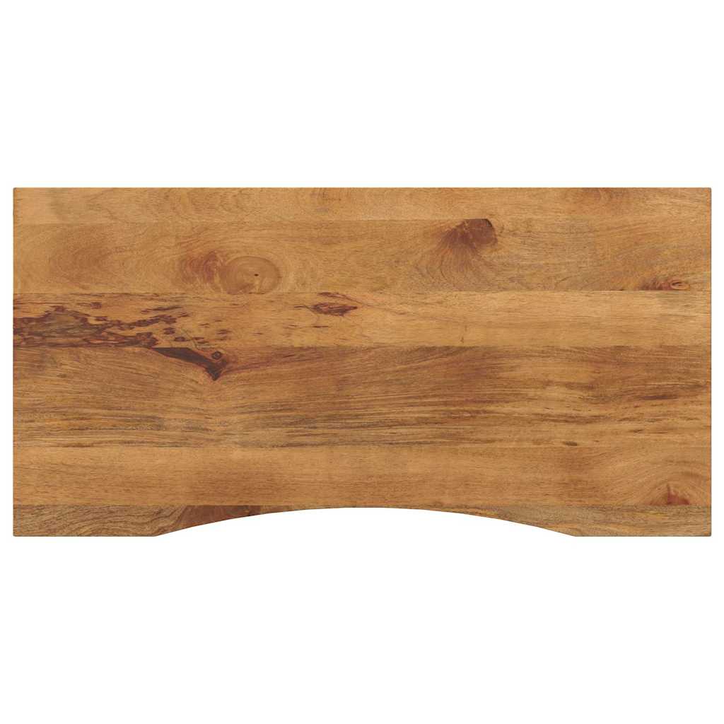 Levně vidaXL Stolní deska s výřezem 110x50x2,5 cm masivní hrubý mangovník