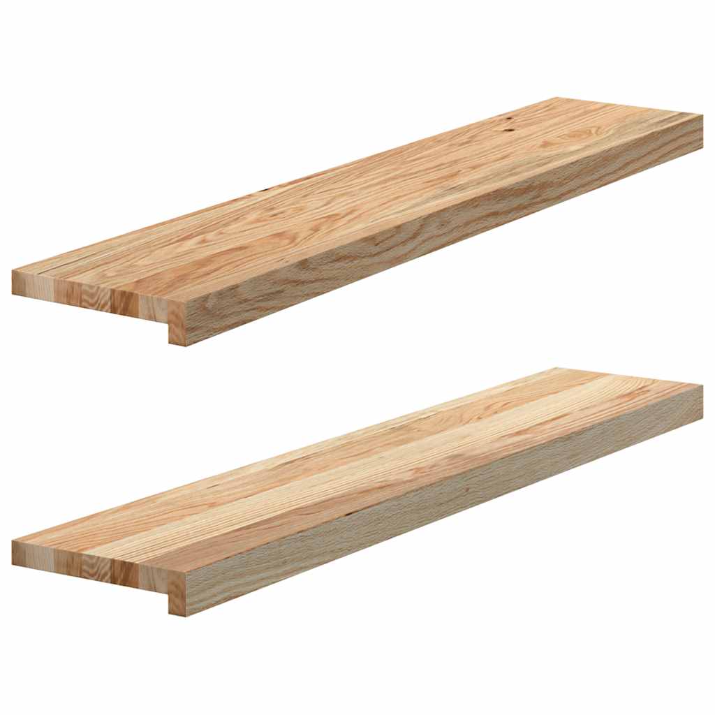 Levně vidaXL Okenní parapety 2 ks neošetřené 100x20x2cm masivní dubové dřevo