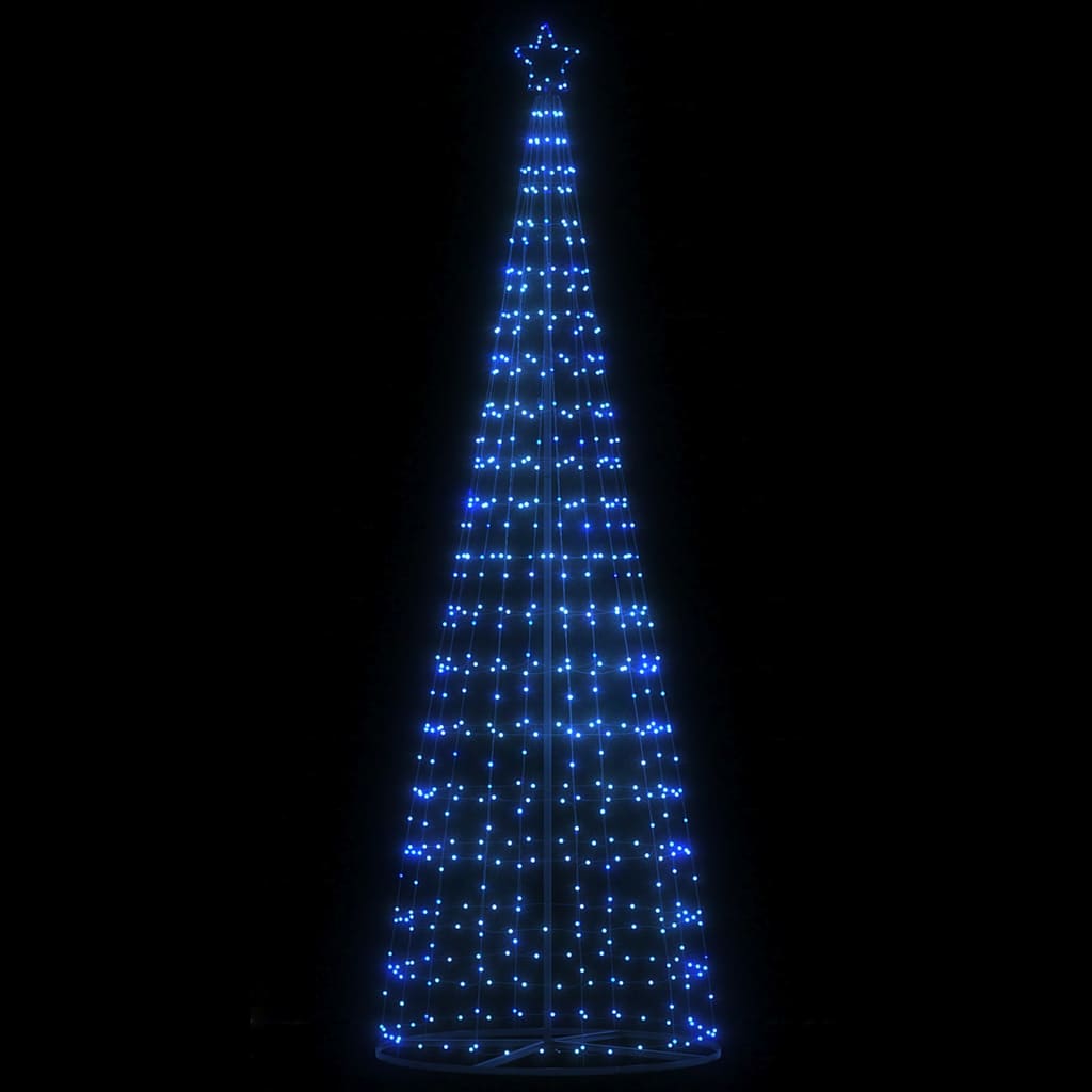 Levně vidaXL LED vánoční stromek 550 modrých LED diod 300 cm