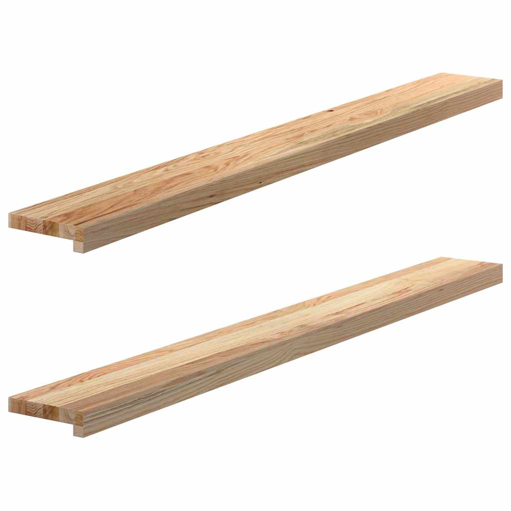 Levně vidaXL Okenní parapety 2 ks neošetřené 140x15x2cm masivní dubové dřevo
