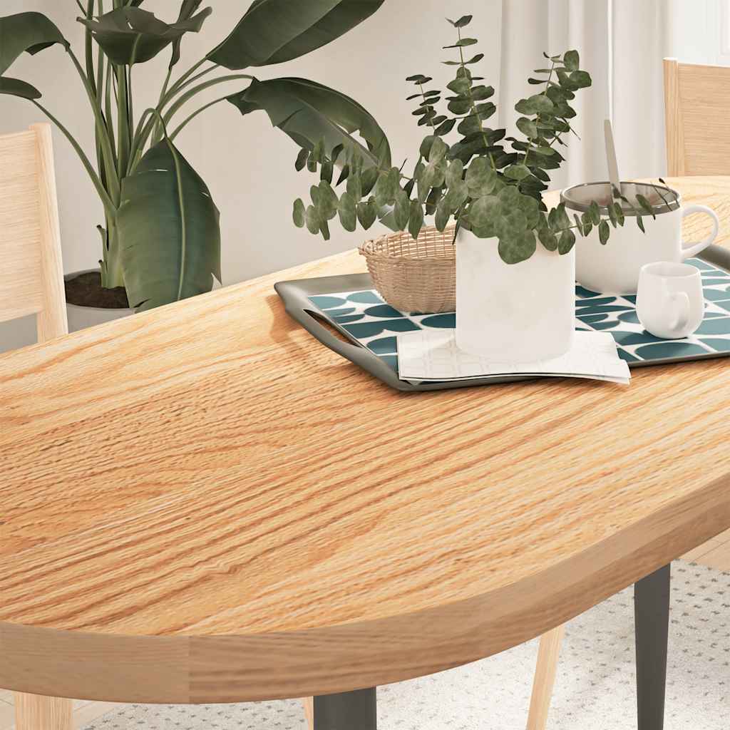 Levně vidaXL Stolní deska 140x60x4 cm masivní dub oválný
