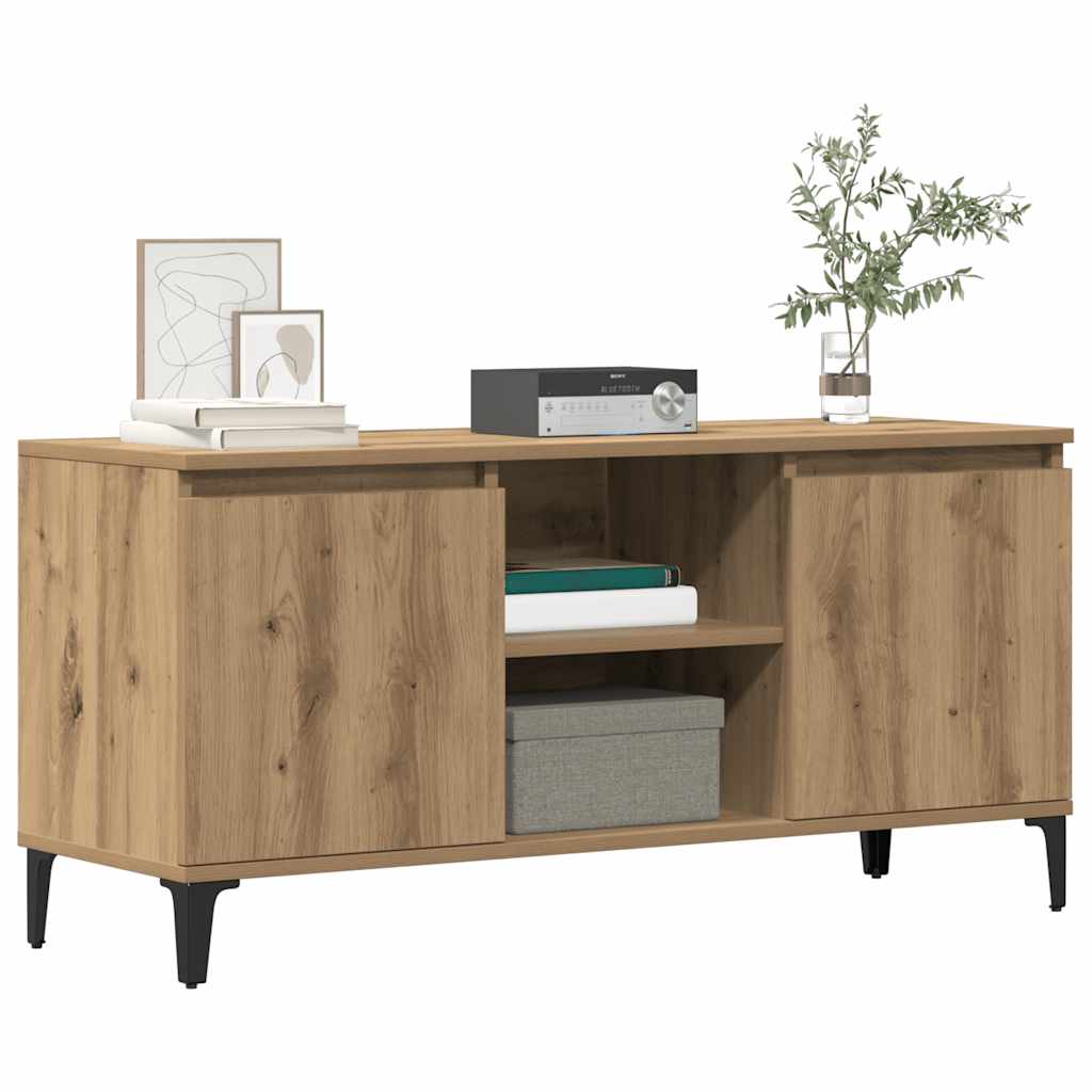 Levně vidaXL TV skříňka dub artisan 102 x 35 x 50 cm kompozitní dřevo