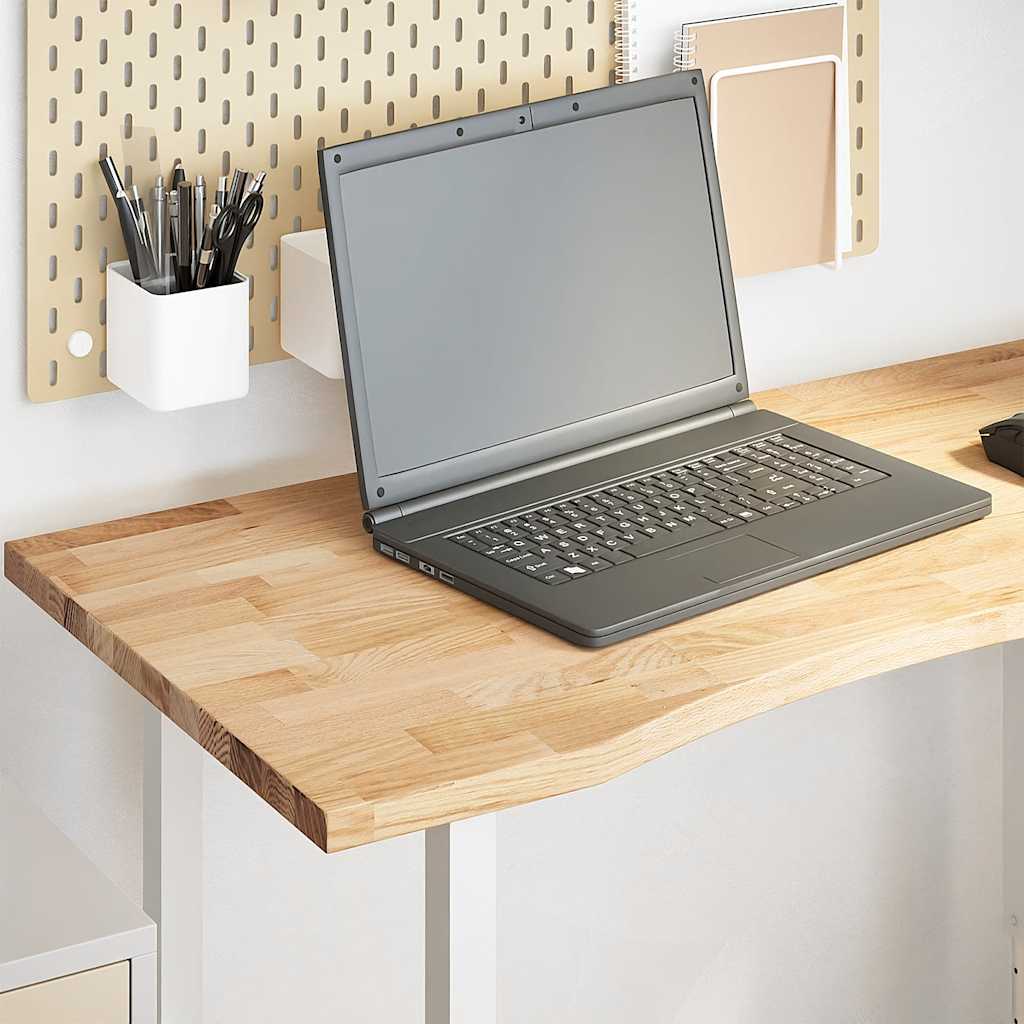 Levně vidaXL Stolní deska neošetřené 100x50x2,5 cm dub obdélníkový