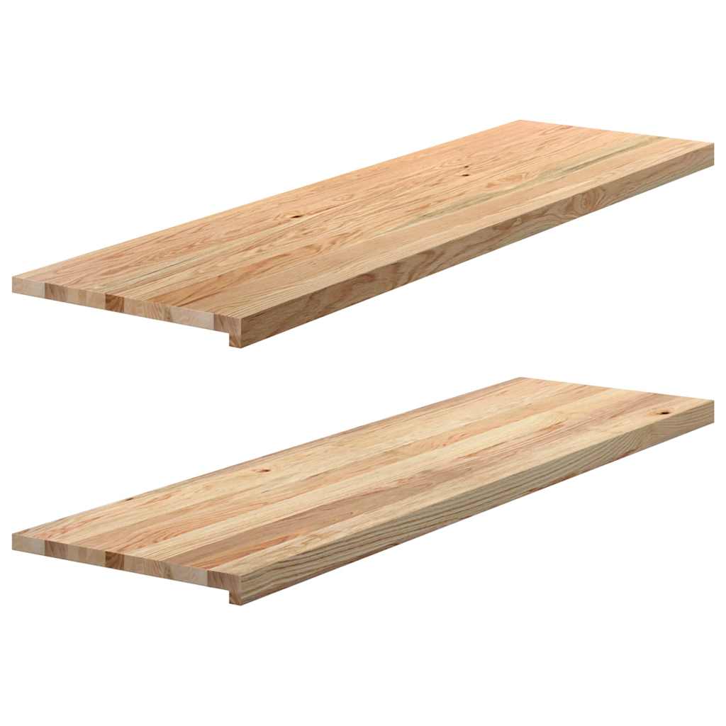 Levně vidaXL Okenní parapety 2 ks neošetřené 140x40x2cm masivní dubové dřevo
