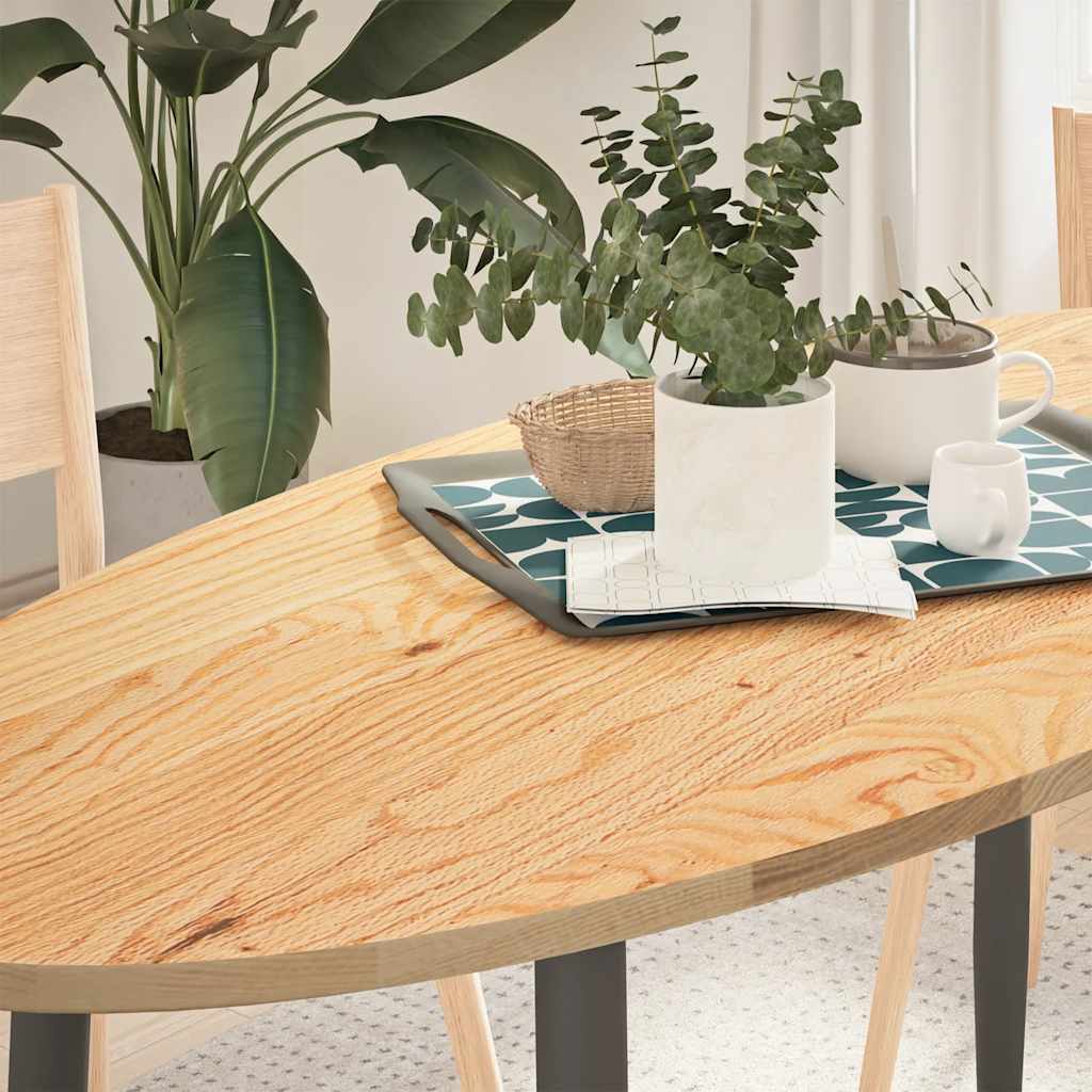 Levně vidaXL Stolní deska 140x60x2 cm masivní dub oválný