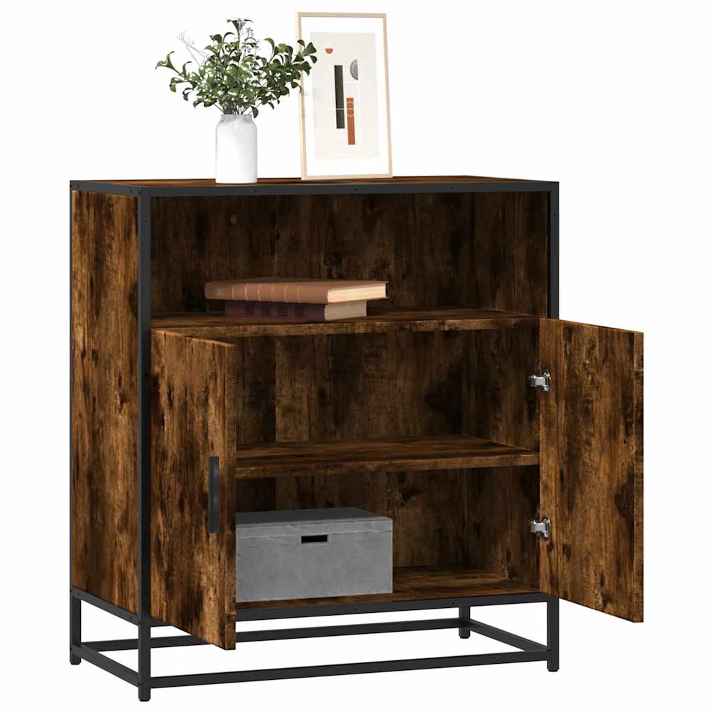 Levně vidaXL Příborník kouřový dub 68x35x76 cm kompozitní dřevo