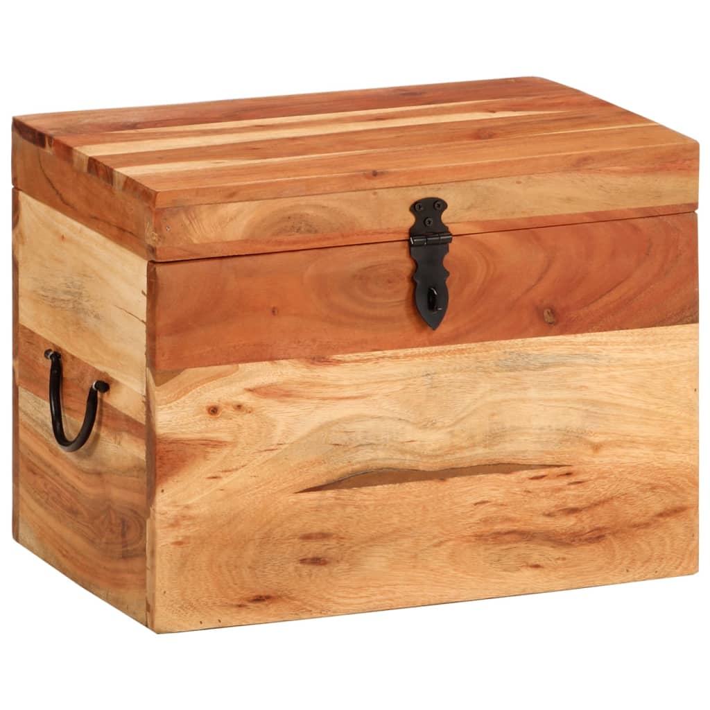 Levně vidaXL Úložný box 39 x 28 x 31 cm masivní akáciové dřevo