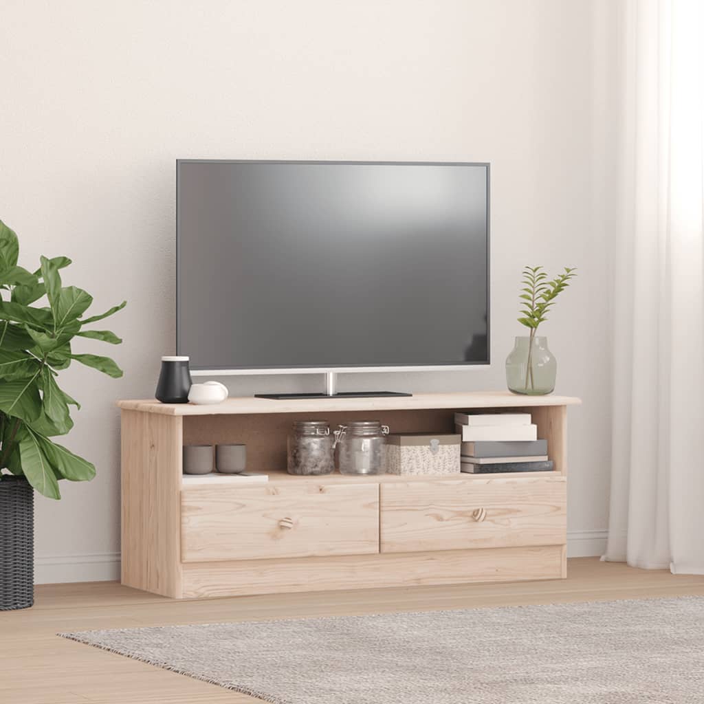Levně vidaXL TV skříňka se zásuvkami ALTA 100x35x41 cm masivní borové dřevo