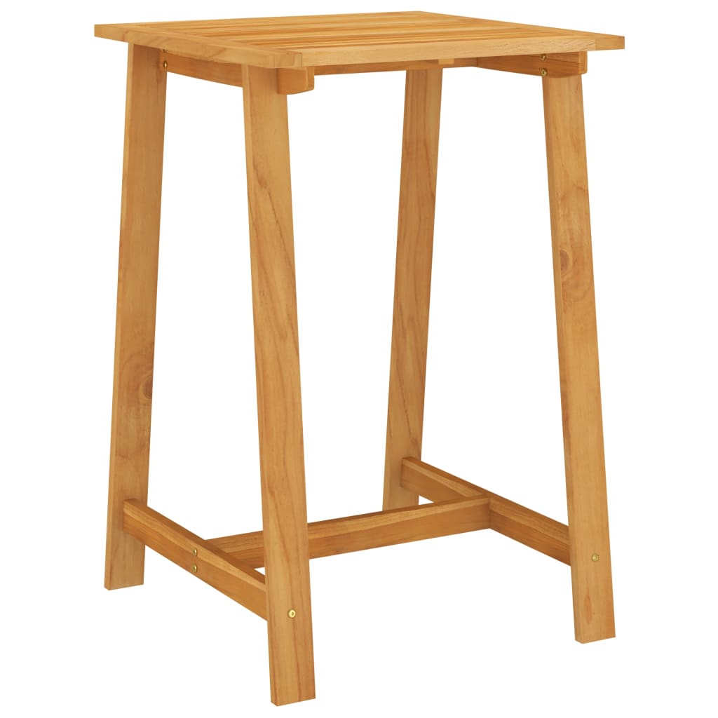 Levně vidaXL Zahradní barový stůl 70 x 70 x 104 cm masivní akáciové dřevo