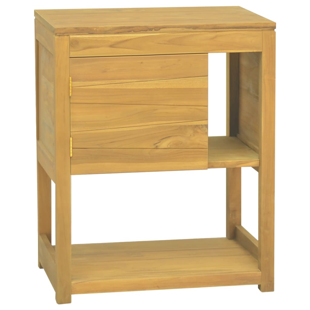 Levně vidaXL Koupelnová skříňka 60 x 40 x 75 cm masivní teakové dřevo