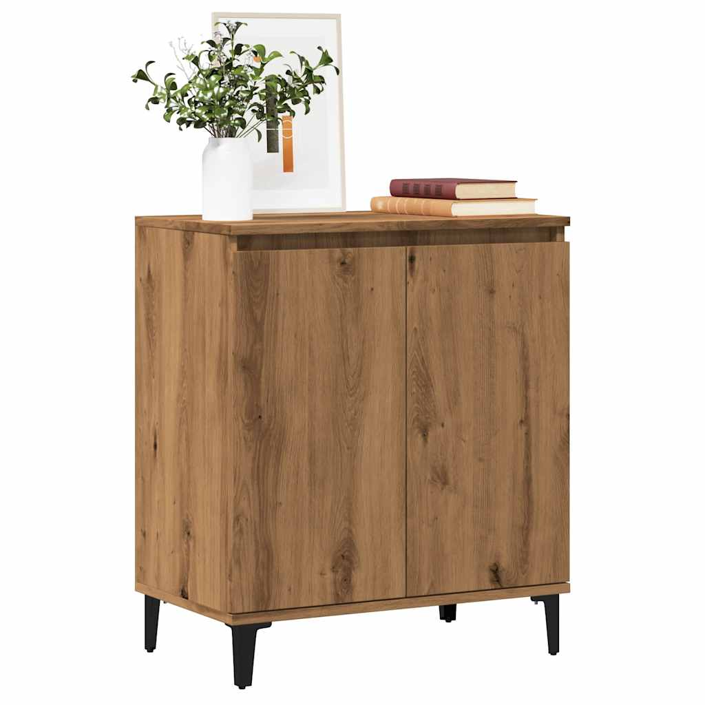 Levně vidaXL Příborník dub artisan 60 x 35 x 70 cm kompozitní dřevo