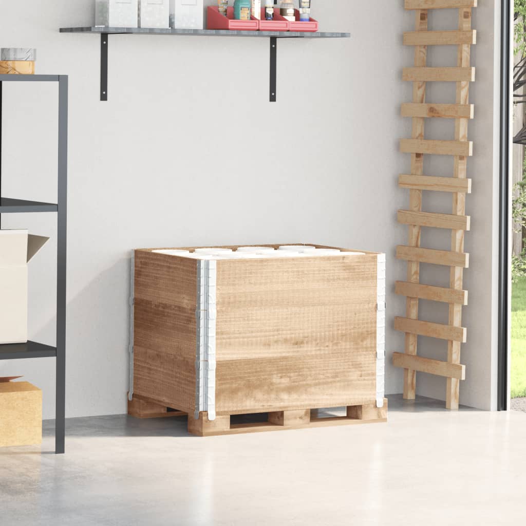 Levně vidaXL Paletové nástavce 3 ks 80 x 60 cm masivní borové dřevo