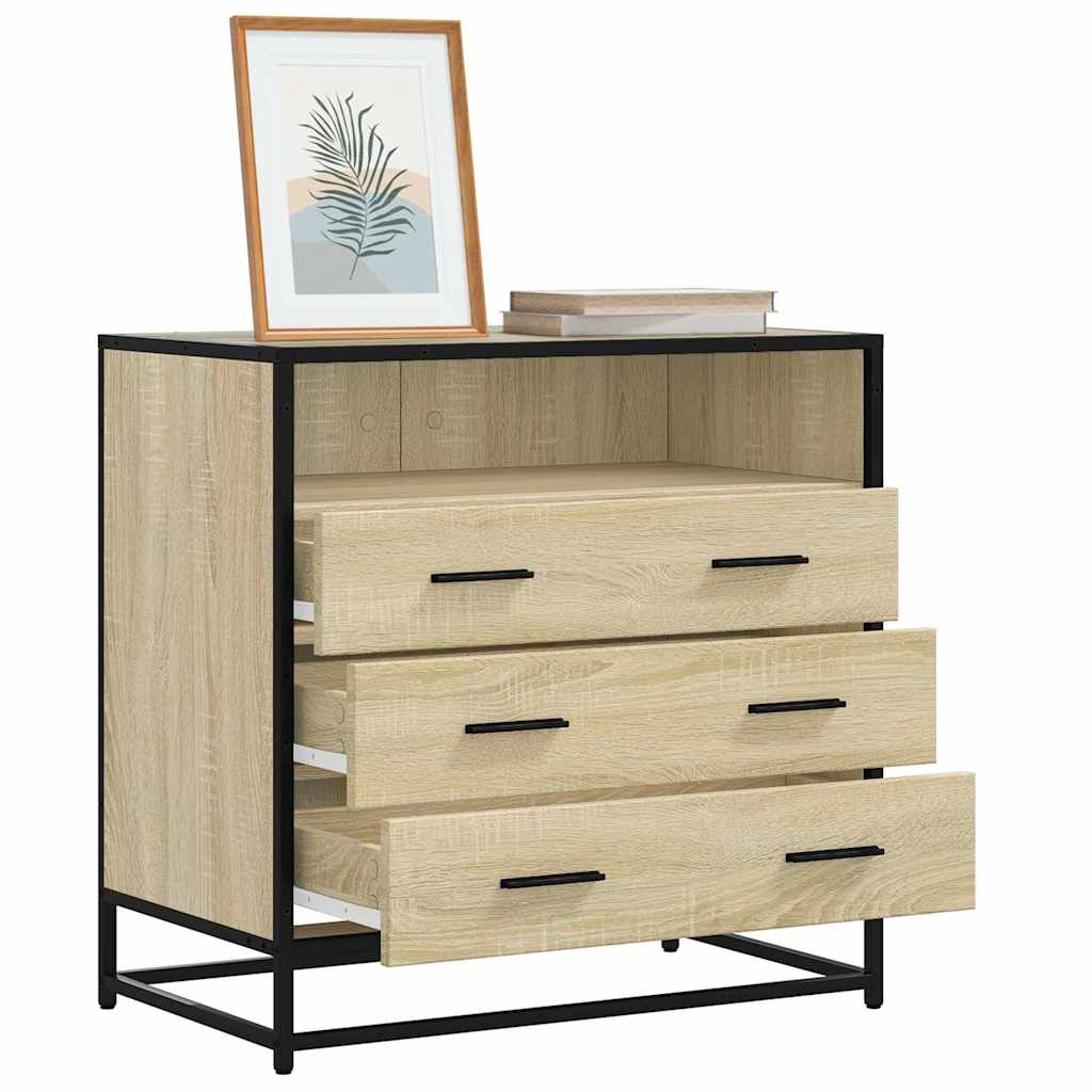 Levně vidaXL Komoda se zásuvkami sonoma dub 70x41x70 cm kompozitní dřevo
