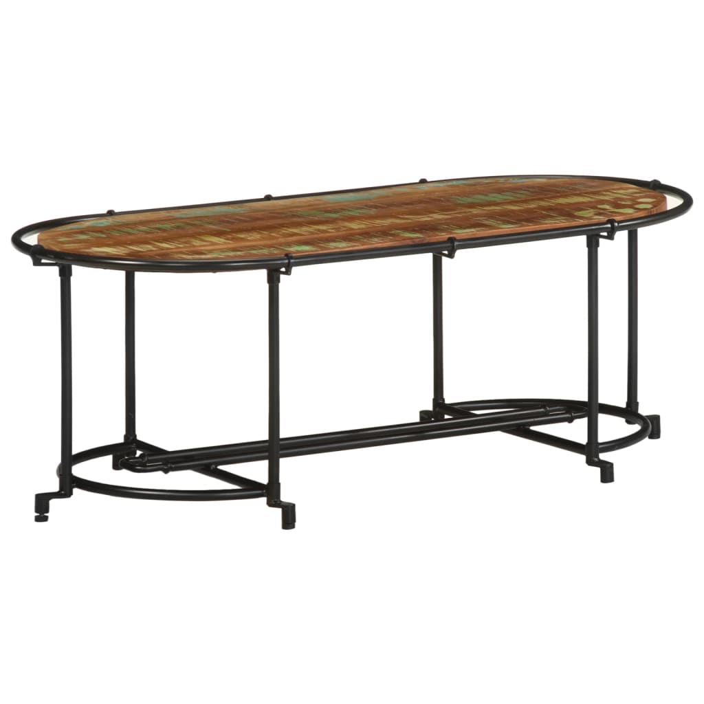 Levně vidaXL Konferenční stolek 110 x 55 x 40 cm masivní recyklované dřevo