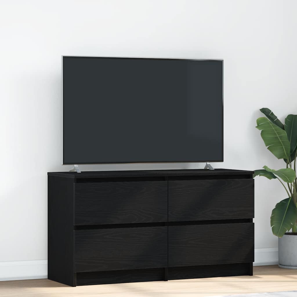 Levně vidaXL TV skříňka černá 100x35x54 cm kompozitní dřevo