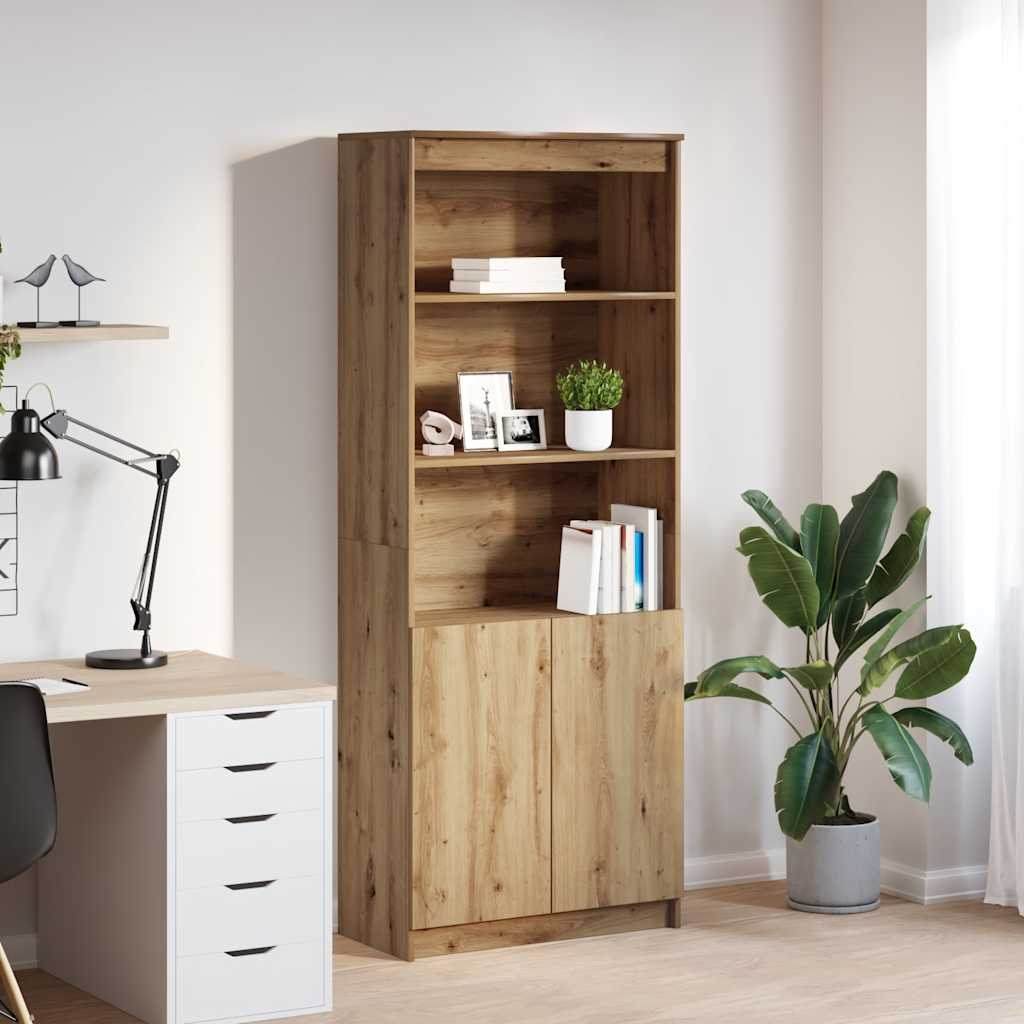 Levně vidaXL Vysoká deska Artisan Dub 70x35x180 cm kompozitní dřevo