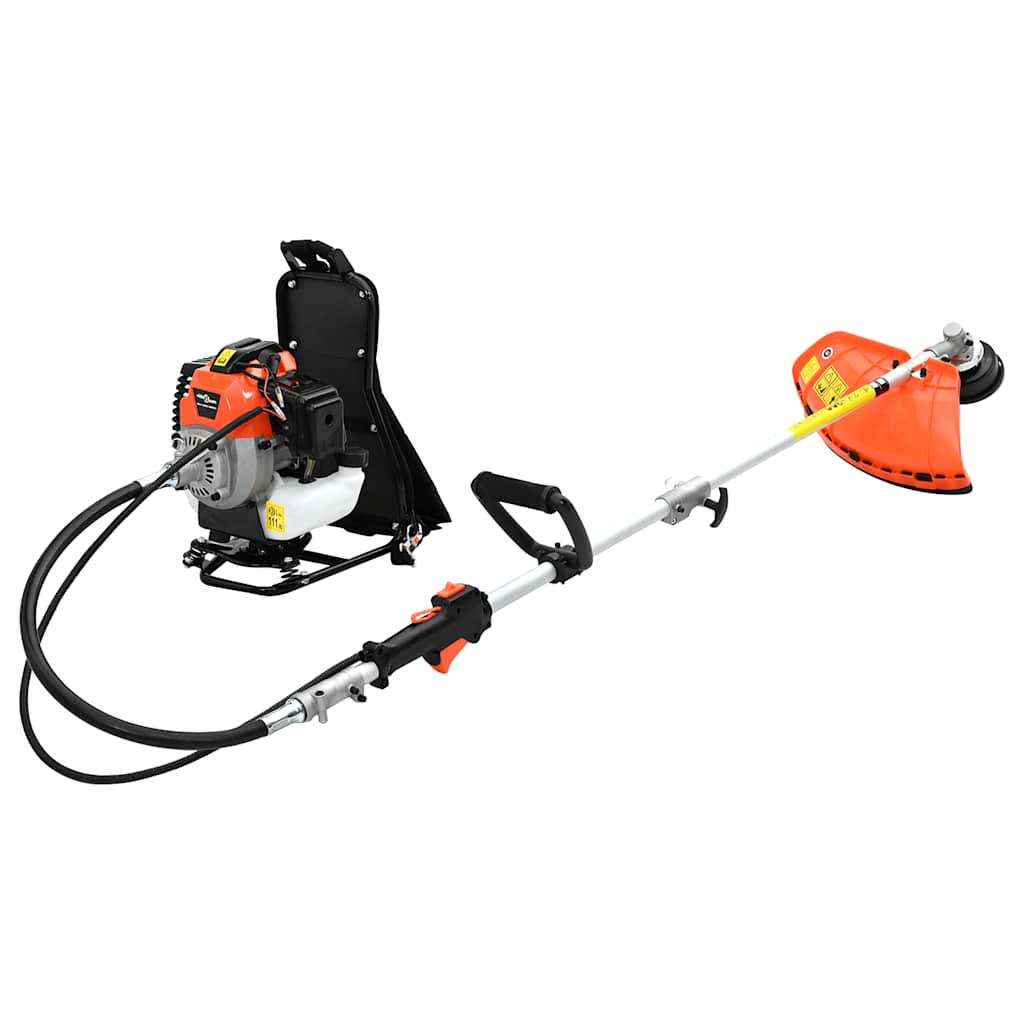 Levně vidaXL Křovinořez batoh Design oranžový 52 ccm 1,45 kW
