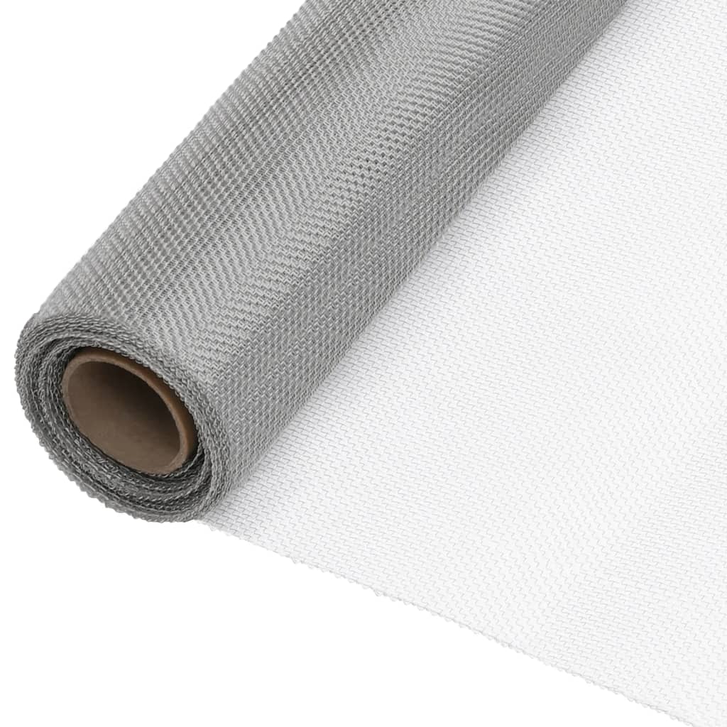 Levně vidaXL Síť proti hmyzu nerezová ocel 100 x 2000 cm stříbrná