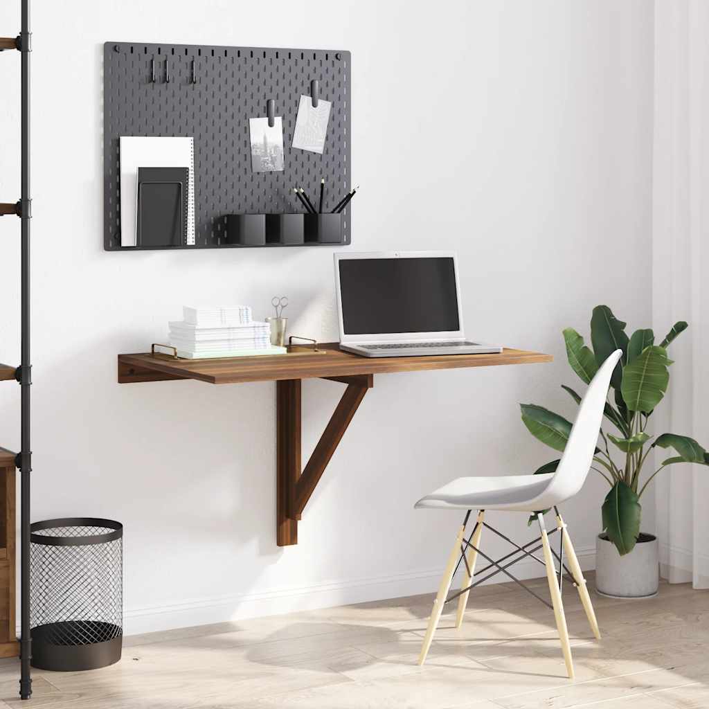 Levně vidaXL Nástěnný sklápěcí stůl hnědý dub 100x60x56 cm kompozitní dřevo