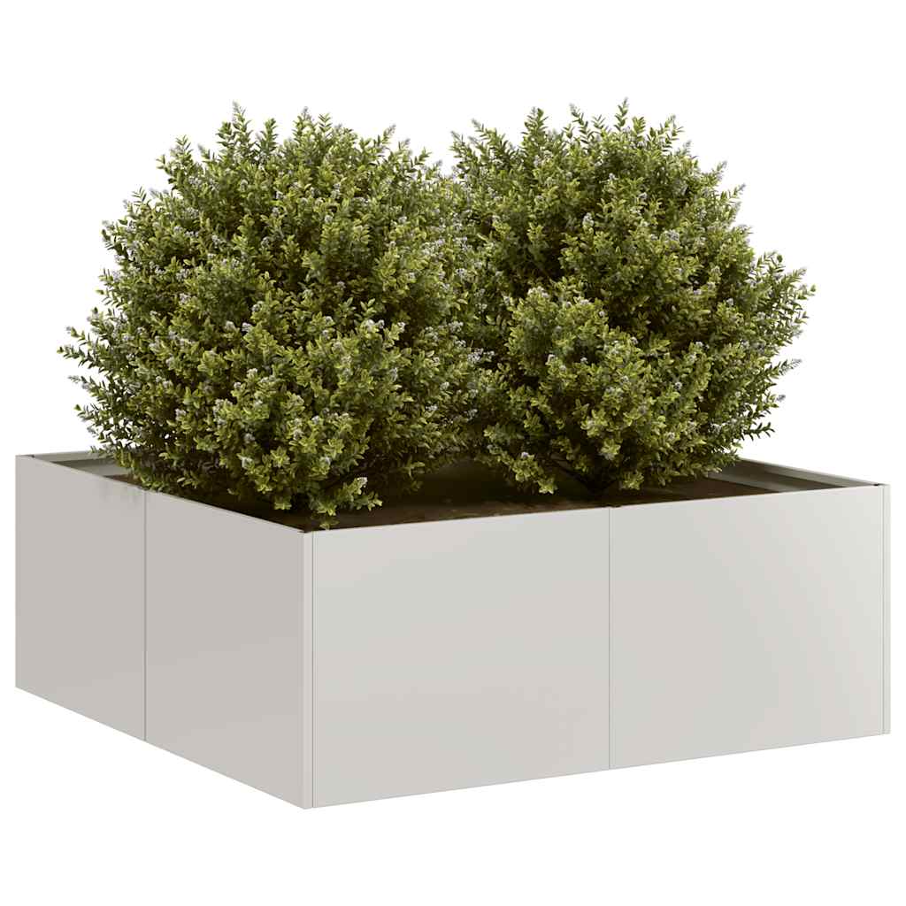 Levně vidaXL Truhlík 80x80x30 cm nerezová ocel
