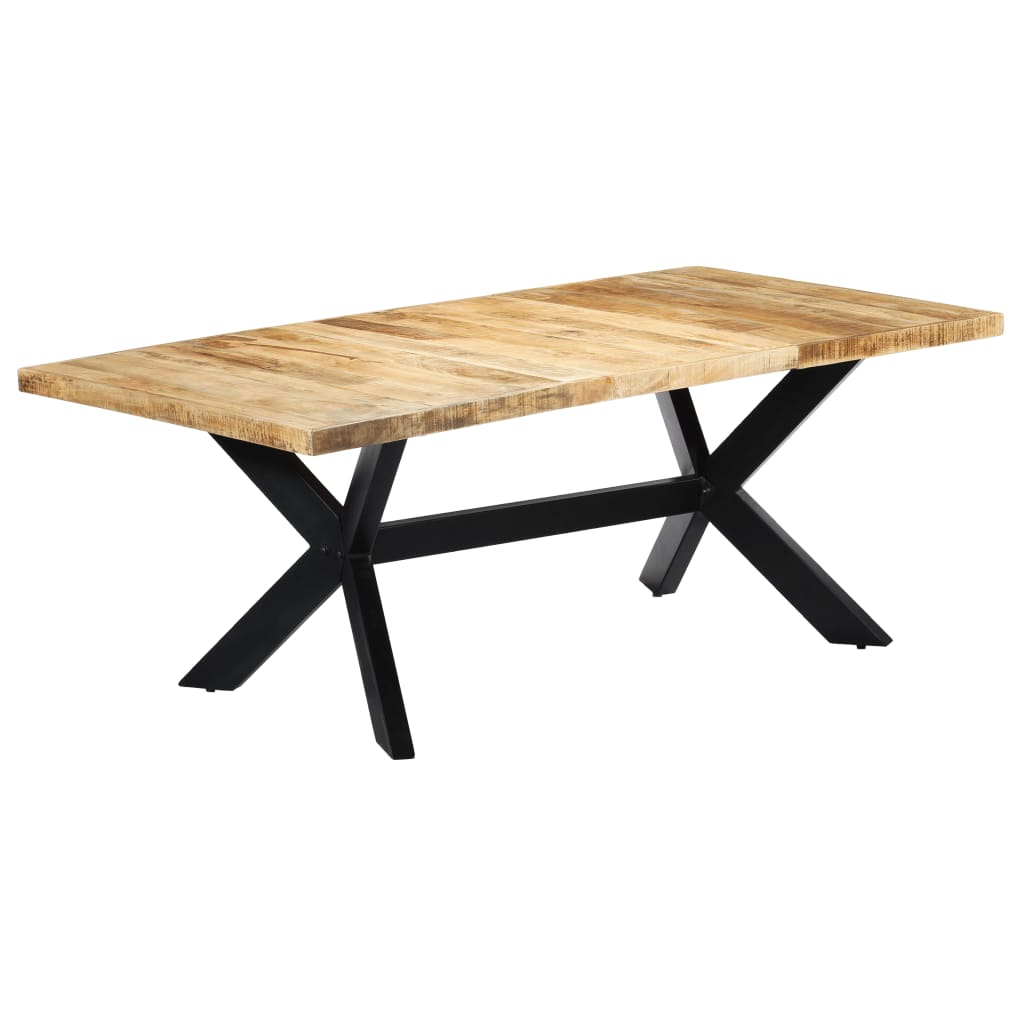 Levně vidaXL Jídelní stůl 200 x 100 x 75 cm masivní mangovníkové dřevo